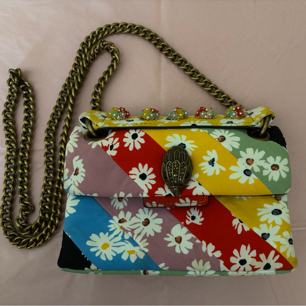 Kurt Geiger Multicolor Floral Crossbody Bag